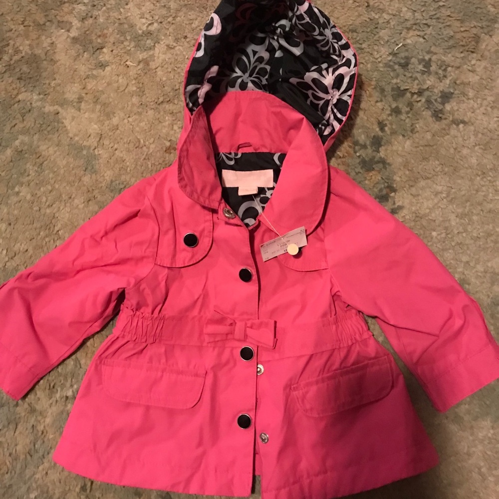 London Fog Pink Hooded Jacket